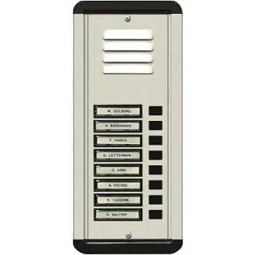 Alpha AM64208 ALPHA 8MTL Button Lock Switch Panel, Aluminum