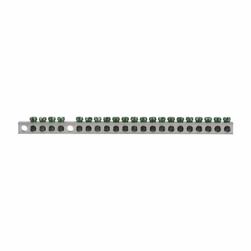 Cutler-Hammer Manufacturing Co. GBK21 Eaton Electrical GBK21 8.14 Inch 14 to 10 AWG/14 to 4 AWG Aluminum/Copper 21-Terminal Load Center Ground Bar Kit