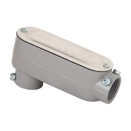 Southwire LBLA-100-CB Type LB Combination Conduit Body, 1 in Hub, Aluminum