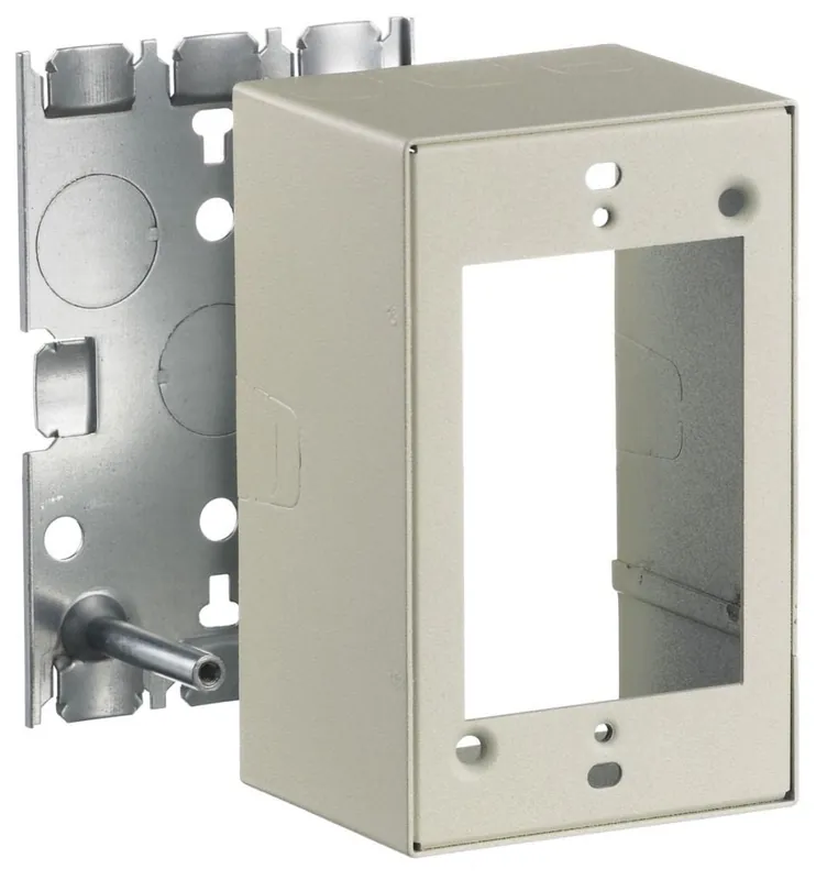 Hubbell HBL5744SIVA Raceway 1-Gang Box Deep Hbl500/700/Hbl750 Ivory