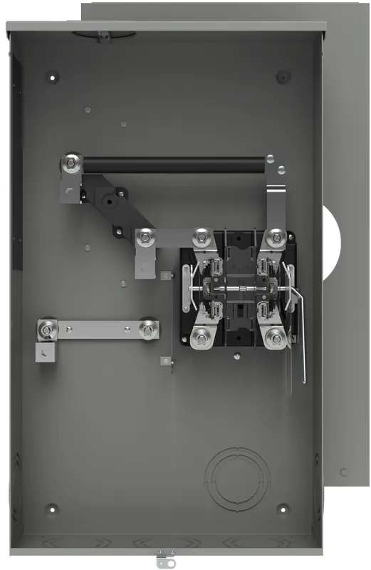 Talon 44704-82 600 VAC 320 Amp 1-Phase 3-Wire 4-Jaw 1-Position Lever Bypass Ringless Meter Mounting Equipment