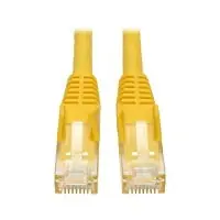 Tripp Lite N201-002-YW CAT6 Snagless Molded Gigabit Patch Cable, UPT, RJ45 M/M, 2' (61cm) - N201-002-YW