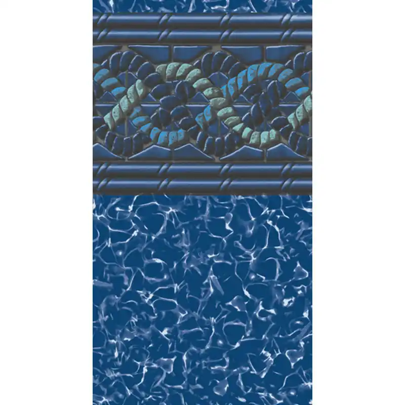 GLI POOL PRODUCTS 05-0028RD-CON-UB-52 28 ft Round 52 in Unibead Seaview Above Ground Pool Liner