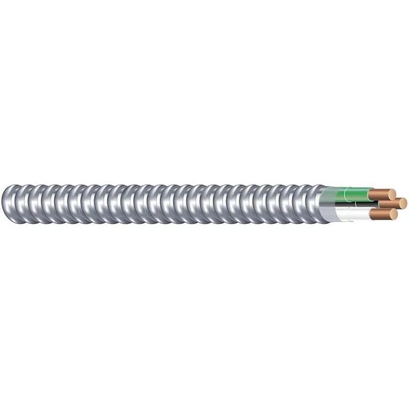 Generic Wire & Cable WIAMCA400-400-400-400-3/0STRMR MC-A 400-400-400-400-3/0 Stranded Aluminum Conductor, Aluminum Armor Cable