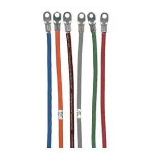 Electric Motion EM-8100-1210 #6 AWG Insulated Flexible Harness 12 in.