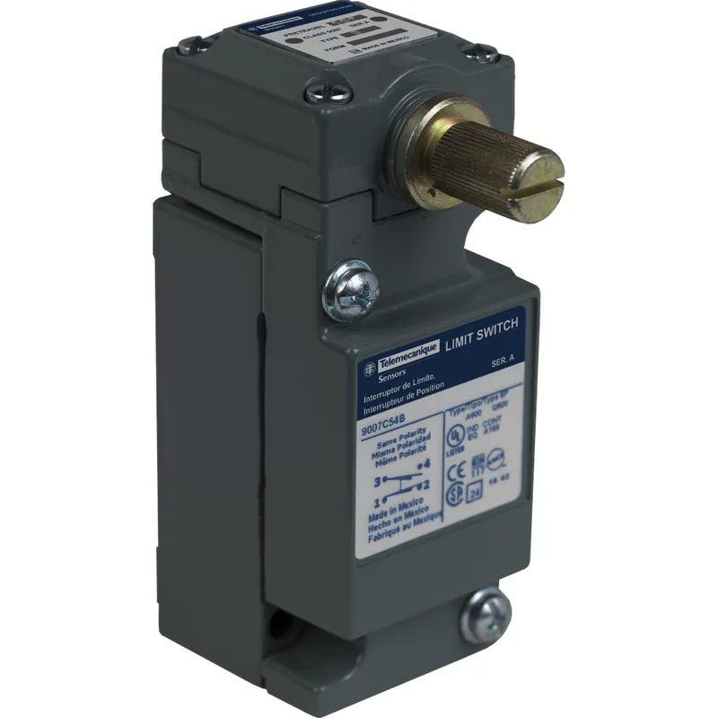 Telemecanique 9007C54B Rotary Lever Arm Heavy Duty Limit Switch 10 Amp 600 VAC