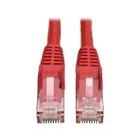 Tripp Lite N201-003-RD CAT6 Snagless Molded Gigabit Patch Cable, UPT, RJ45 M/M, 3' (91.4cm), Red