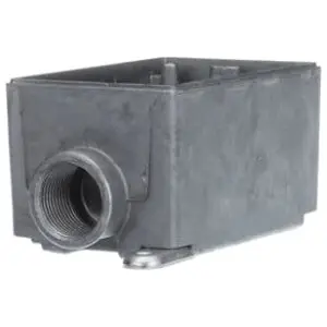 ABB CIFSU-3/4 Universal FSU Box 18.5 cu. in. 4-5/16 L x 2-3/4 W x 2-3/8 in. D 3/4 in. Hub Aluminum 2 Lugs
