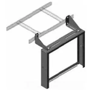 Chatsworth 13395-704 Cable Runway Patch Panel Rack 19 in. W x 9.31 in. H Black