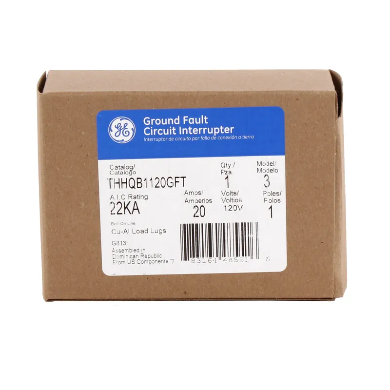 GE THHQB1120GFT 1P 20A CB