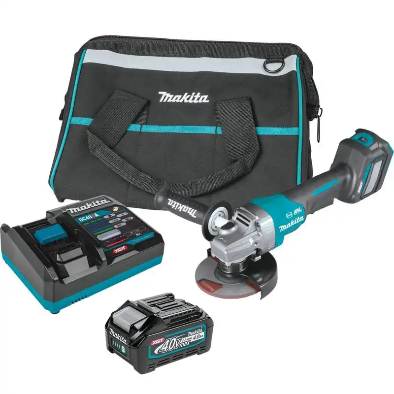 Makita USA GAG06M1 40V Max XGT Brushless Cordless Angle Grinder Kit