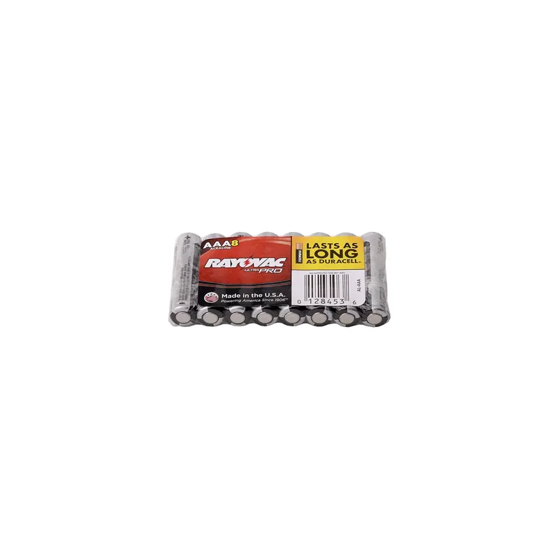Rayovac 7-ALAAA Alkaline AAA Battery Shrink Packed 8/PK