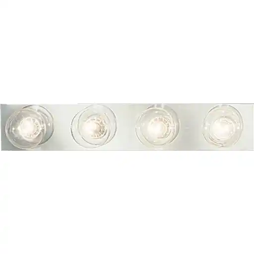 Progress P3298-15 Broadway Collection Four-Light Chrome Bath Vanity Light