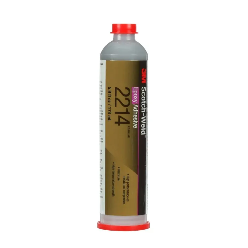 3M 7000000811 Scotch-Weld Epoxy Adhesive 2214 Regular Gray 6 fl oz Cartridge