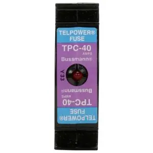 Telpower TPC-20 Telecommunication Fuse Current-Limiting 80V dc 20A 100 kAIC