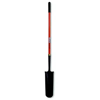 Hisco HISS16L Drain Spade Sharp Shooter Shovel 49 in L Handle 14 in L Blade x 5-3/4 in W Blade
