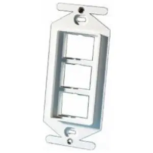 Ortronics OR-41900017 TracJack Stylistics Frame Screw Mount Fog White