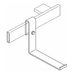 Chatsworth 11268-001 L Bracket 4.75 in W x 4.24 in H Gold