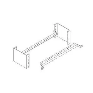Chatsworth 12176-701 Patch Panel Wire Management Bar for 19 in. Rack Black