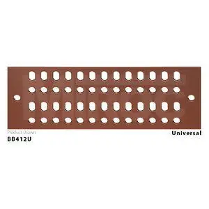 Miroc BBG412U Busbar Copper 12 x 4 in 1 Ea.