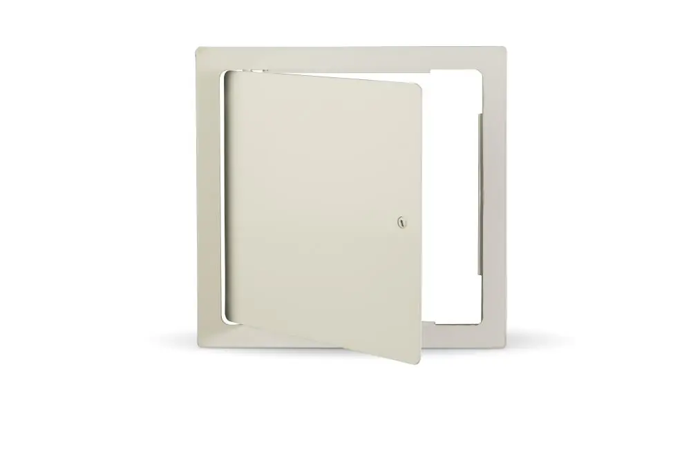 Karp Associates MP88L Karp DSC-214M 8 x 8 #4 Satin Stainless Steel Flush Access Door with Lock