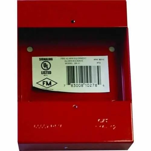 Fire-Lite SB-10 Surface Mount Backbox for BG Series Pull Stations