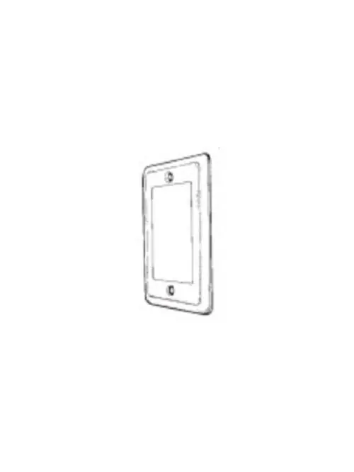 Mulberry 10013 4-3/32 x 2-7/32 Smooth Galvanized Steel 1-GFCI Receptacle Utility Box Cover