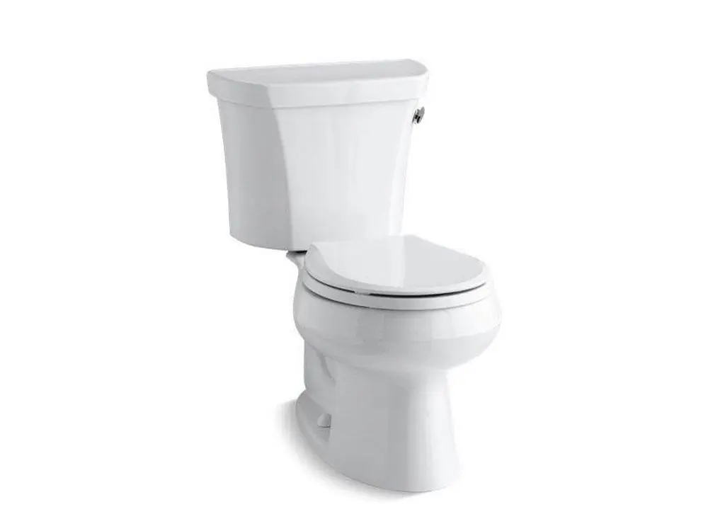 Kohler 3997-TR-0 Wellworth 1.28 gpf Round Two Piece Toilet in White