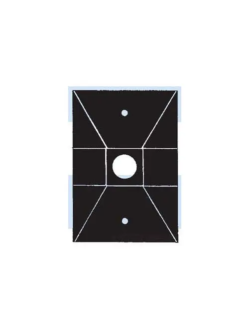 Mulberry 30351 Gray Powder Die-Cast Zinc 1-Hole Rectangular Heavy Duty Weatherproof Cover