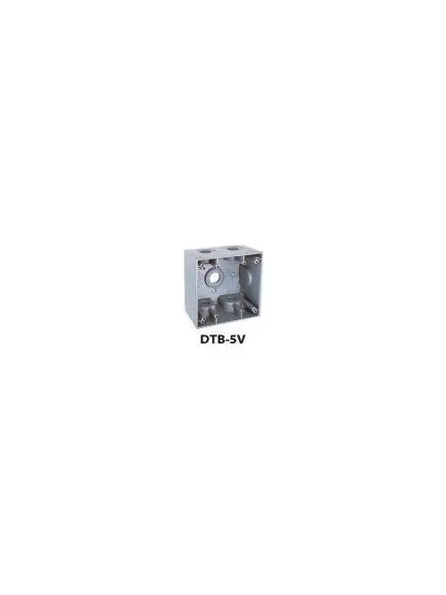 BWF Manufacturing DTB-5V 2-Gang Deep Weatherproof Outlet Box
