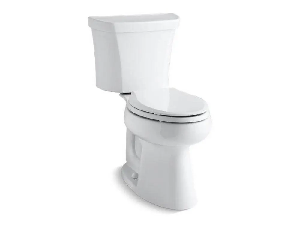 Kohler 3999-TR-0 Highline 1.28 gpf Elongated Two Piece Toilet in White
