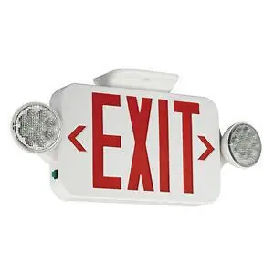 Compass CCG Exit Sign and Emergency Light 3.22 W 120/277 VAC