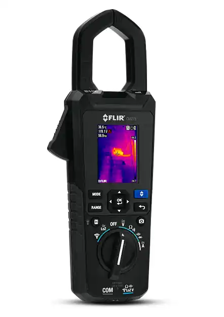 Teledyne Flir CM275 FLIRSYS Industrial Thermal Imaging AC/DC Clamp Meter With Datalogging Wireless Connectivity And IGM