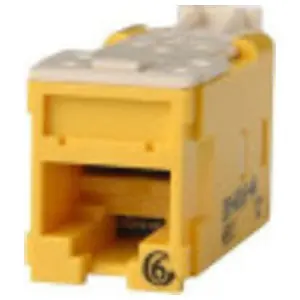 Ortronics OR-HDJ6-44 Clarity® Cat 6 High Density Jack T568A/B Yellow