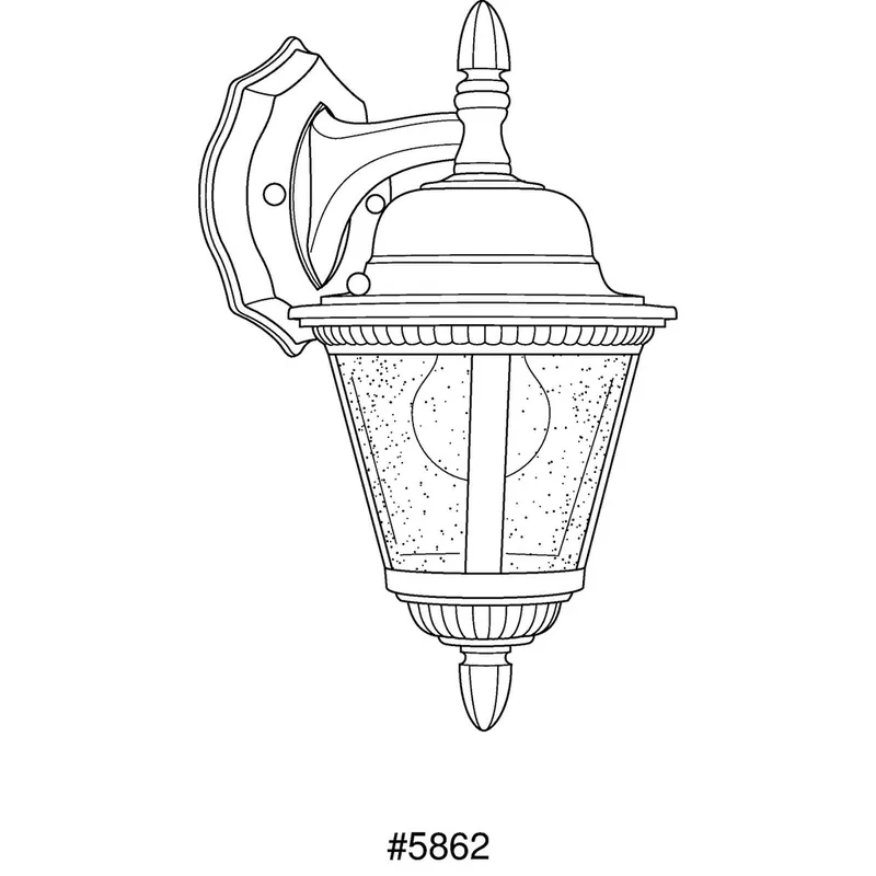 Hubbell P5862-2030K9 Progress P5862-2030K9 Westport LED Collection One-Light Small Wall Lantern