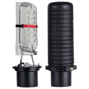 CommScope FOSC450-D6-4-NT-0-N0V Fiber Optic Splice Closure No Tray 4 Cable Attachments Gel Cable Sealing
