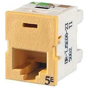 Ortronics OR-TJ5E00-23 Clarity® TracJack® Cat 5e Jack Light Orange