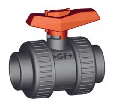 GF SIGNET 161375007 2 in. Socket/FNPT x Socket/FNPT PVC True Union Full Port Ball Valve with EPDM Seal