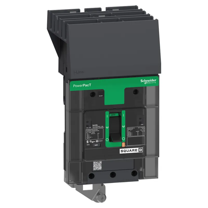 Square D BDA34125Y Circuit Breaker, PowerPacT B, 125A, 3 Pole, Replacement MPN
