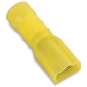 ABB TVF10-250FD-L Fully Vinyl Insulated Female Disconnect Yellow