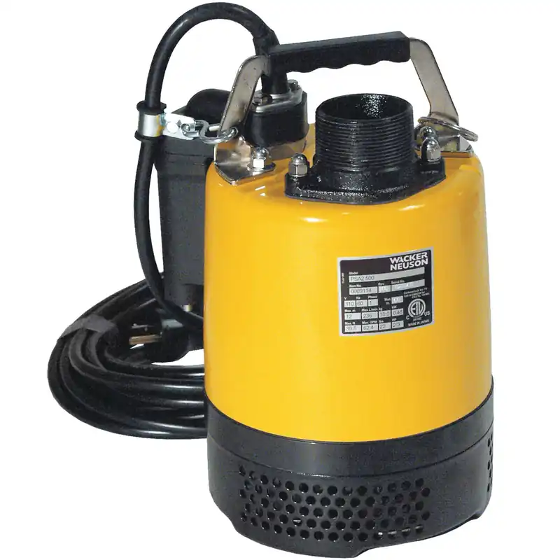 Wacker Neuson 5000009114 2 2/3Hp Submersible Pump with Automatic Float Switch