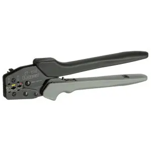 Contour Crimp CT-1550 Crimping Tool Controlled Cycle 22 to 10 AWG Insulated Red/Blue Terminations