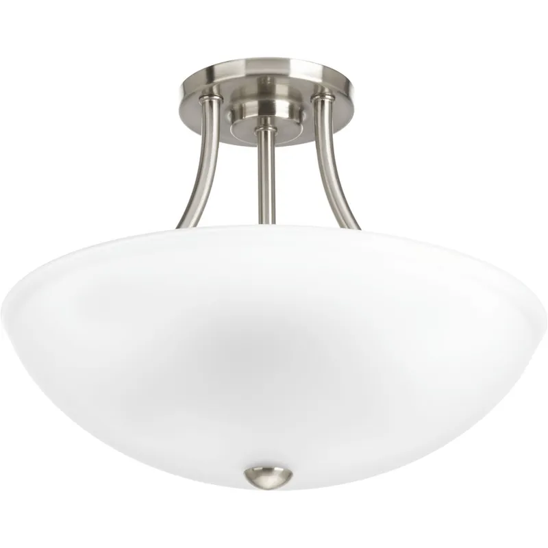 Progress P3748-09 Gather Collection Two-Light 12-7/8 Semi-Flush Convertible