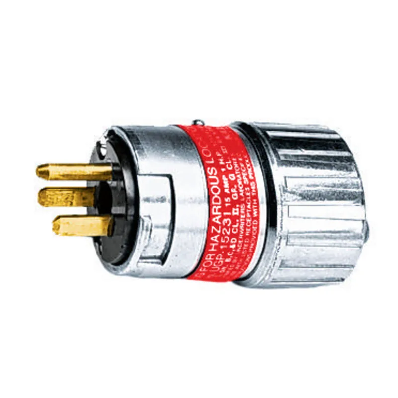 Hubbell Wiring Device - Kellems UGP15231 Straight Blade Devices Explosion Proof Male Plug 15A 125V Single Pack