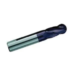 Garr 04027 GARR 3/64 Ball End Center Cutting Single End Stub Length End Mill, 3/64 in Dia Cutter, 3/32 in Length of Cut, 4 Flutes