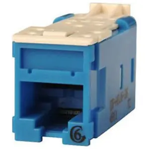 Ortronics OR-HDJ6-36 Clarity® Cat 6 High Density Jack T568A/B Blue