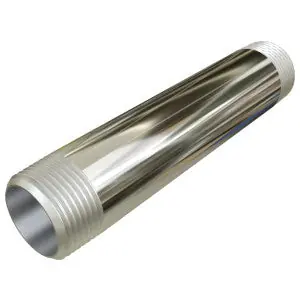 Calbrite S410CLCN00 Conduit Nipple Galvanized Stainless Steel 1 in. Dia.