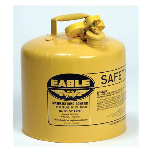 Eagle Manufacturing UI-50-SY Type I Safety Can 5 gal Capacity