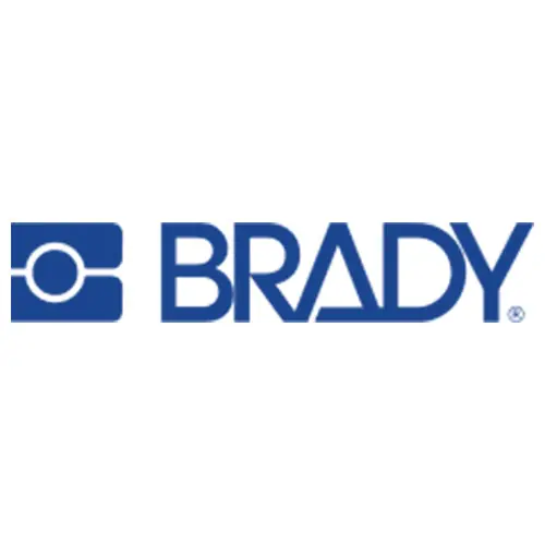 Brady 170743 Self-Laminating Vinyl Wrap Around Labels with Ribbon for BMP41 BMP51 M511 Printers, 1.5x1, White (Replaces M-91-427)