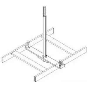 Chatsworth 12362-718 Cable Runway Center Support Kit 19.2 in.W Black